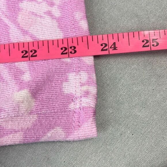 Natori Pink Floral Elastic Drawstring Cropped Pajama Lounge Pants Large Casual - Picture 9 of 9